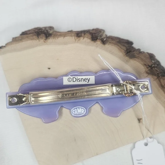 Disney Ariel Blue, Purple, And Gold 3 Shell Hair Barette Shimmery NWOT 3.25" - Picture 3 of 4